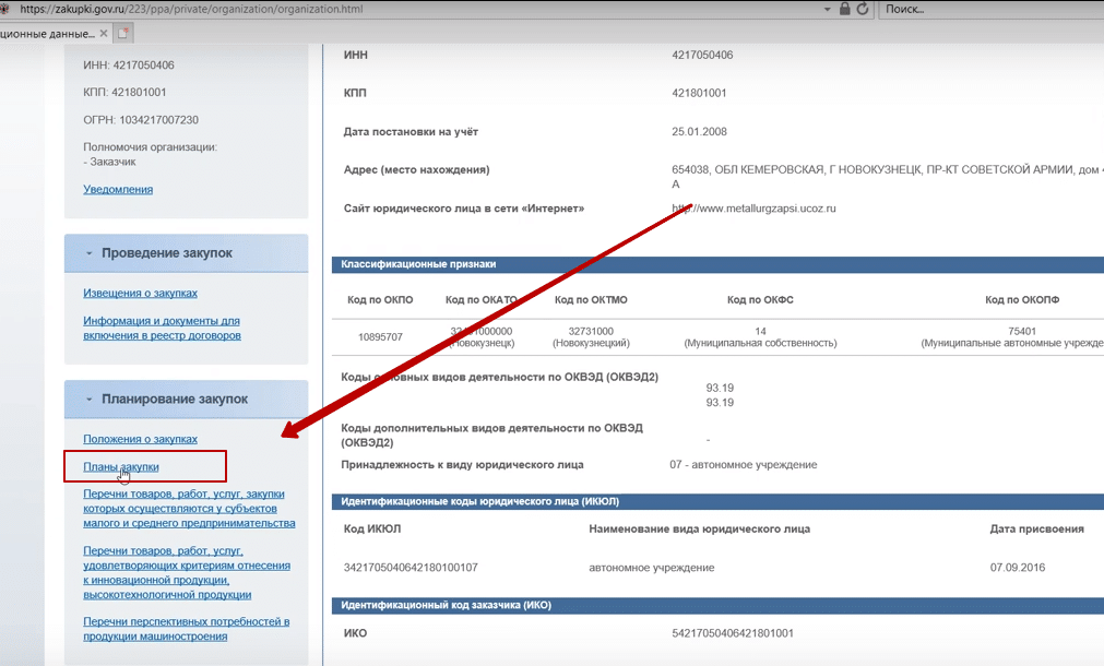 Инновационный план закупок по 223 фз срок размещения